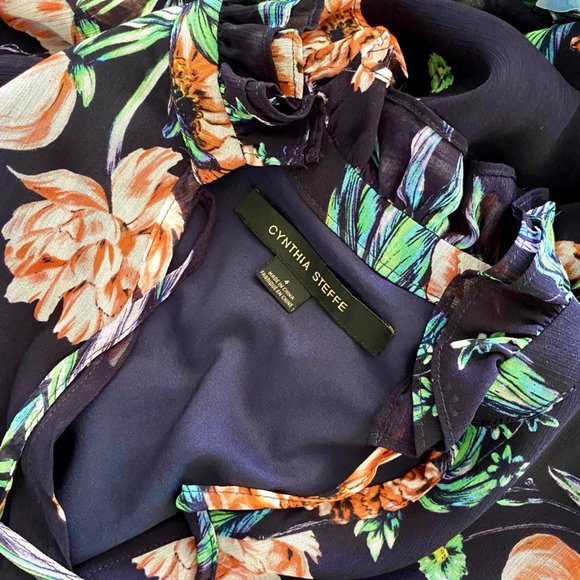 CYNTHIA STEFFE floral print dress - Picture 4 of 5